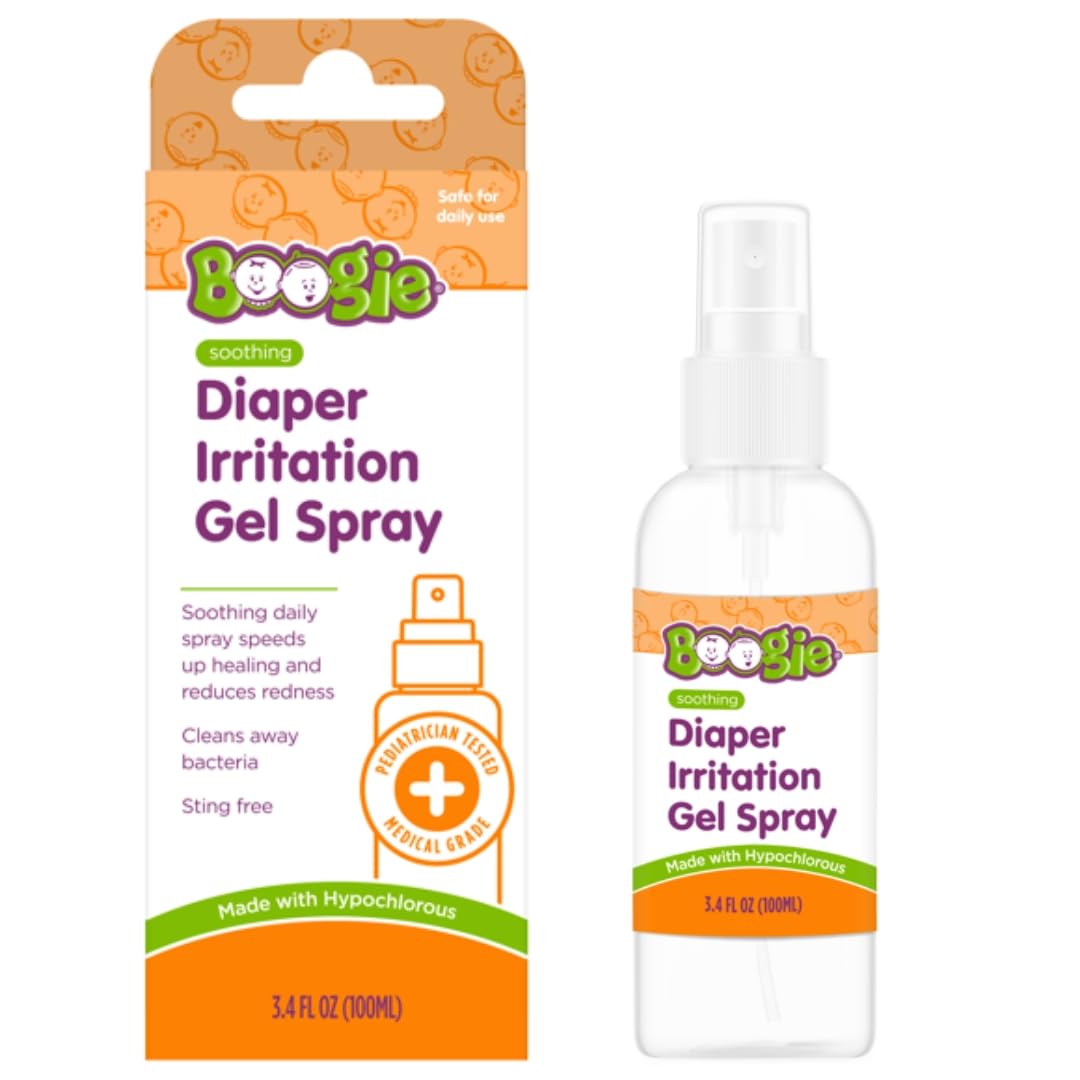  Boogie Diaper Irritation Gel Spray for Babies with Hypochlorous, Safe and Effective Skin Relief
| Boogie Diaper Irritat