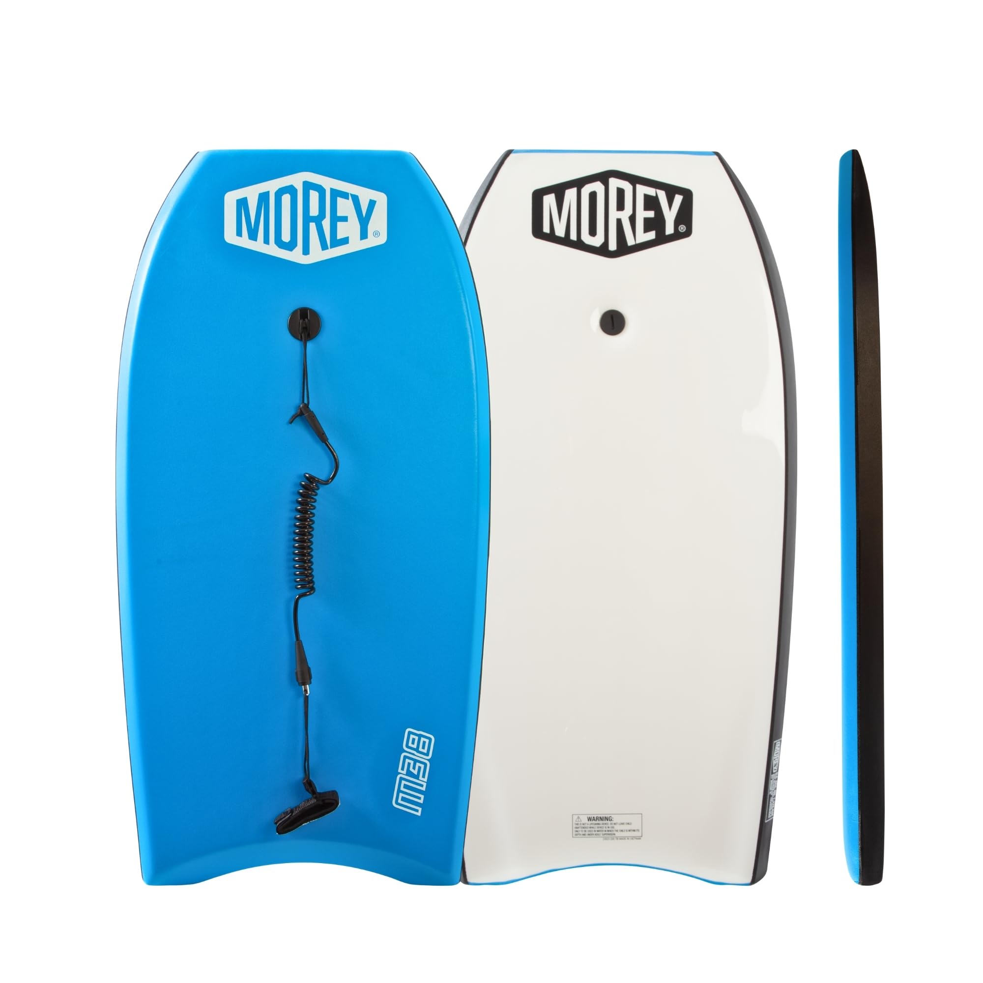 MOREY® Boogie® M38 38" Body Boards for Beach Enthusiasts; EPS Core for Durability, Engineered with HDPE Slick Bottom for